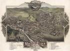 Map Of Montpelier Vt With Reference Table 1884