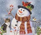 Snowman and Kitten