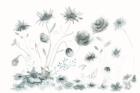 Blue Flower Toss