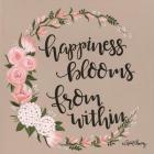 Happiness Blooms from Within