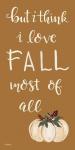 I Love Fall Most of All