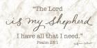 The Lord is My Shepherd