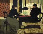 Two Women Under a Lamp, 1892