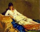 Marjorie Reclining, 1918