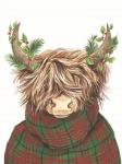 Christmas Highland Cow