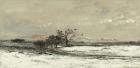 Landscape With Snow And Setting Sun, 1873