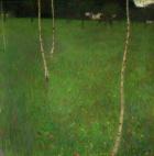 Farmhouse With Birch Trees, 1900