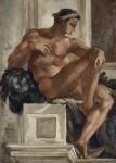 Ignudo, After Michelangelo, 1858-1860