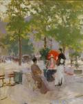 Open-air Parisian Cafe