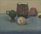 Stoneware Pot and Apples, 1887