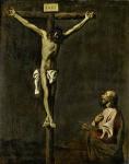 Saint Luke as a Painter Before Christ on the Cross (self-portrait of Francisco de Zurbaran)