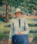Girl Relaxing, Late 1920s