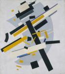 Suprematism (Supremus, no 58 Black and Yellow), 1916