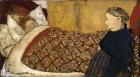 The Lullaby - Marie Roussel in Bed Late 1894