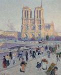 The Quai Saint-Michel And Notre-Dame, Paris 1901
