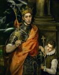 Saint Louis, King of France, and a Pageboy