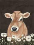 Cow With Flowers