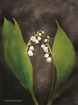 Contemporary Floral Lily of the Valley