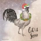 Vintage Christmas Be Merry Rooster