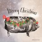 Vintage Christmas Be Merry Pig