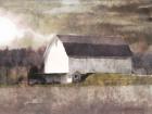 Rustic White Barn Scene I