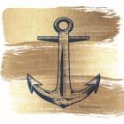 Brushed Gold Anchor