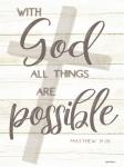 With God All Things Are Possible