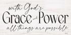 God's Grace and Power