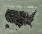 Chalk USA Map