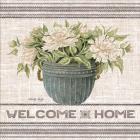 Galvanized Peonies Welcome Home
