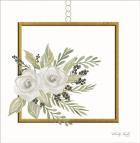 Geometric Square Muted Floral