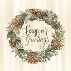 Sage Season's Greetings Wreath