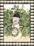 Snowman with Wreath