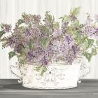 Lilac Galvanized Pot