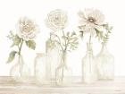 Bottles and Flowers I