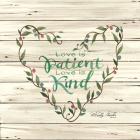 Love is Patient Heart Wreath