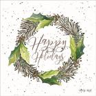 Happy Holidays Wreath