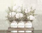 White Flower Jars