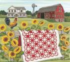 Red & White Farm Quilt
