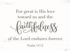 Faithfulness