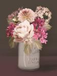 Plum Mason Jar Floral