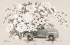 White Floral Truck