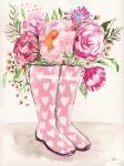 Rain Boot Flowers