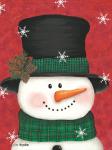 Pine Cones & Green Plaid Snowman