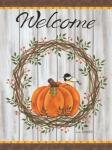 Pumpkin Welcome Wreath