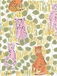 Hello Cheetah - Pink & Orange