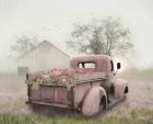 Pink Flower Truck