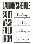 Laundry Schedule