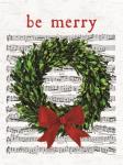 Be Merry Christmas Wreath