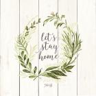 Let's Stay Home Wreath